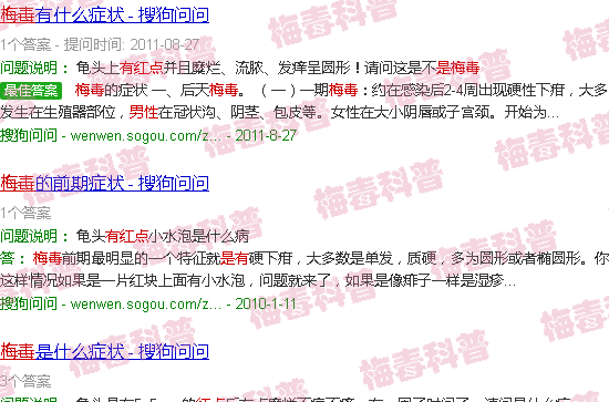 汕头男性体下有红点都是梅毒图片