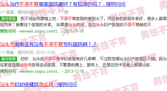 汕头市二看不孕不育怎么样