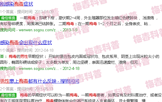 汕头男人染上梅毒图片