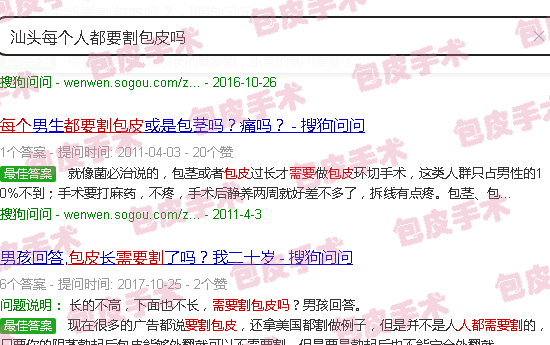 汕头每个人都要割包皮吗