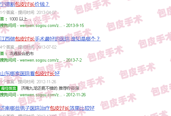 汕头包皮过长的症状