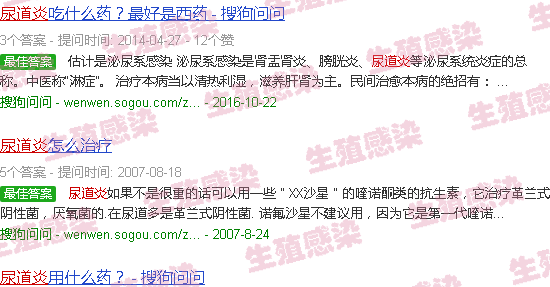 汕头尿道炎症状用药