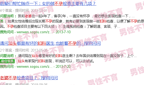 汕头老婆不孕查妇科