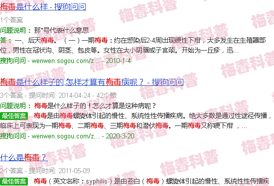 汕头梅毒高清图片大*