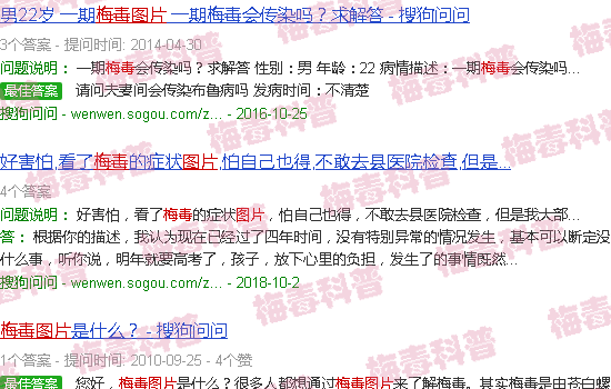 汕头男性梅毒图片和照片